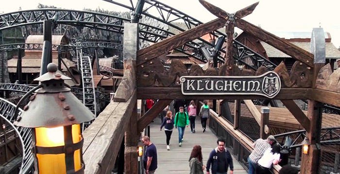 Video: wandel door het nieuwe themagebied van Phantasialand