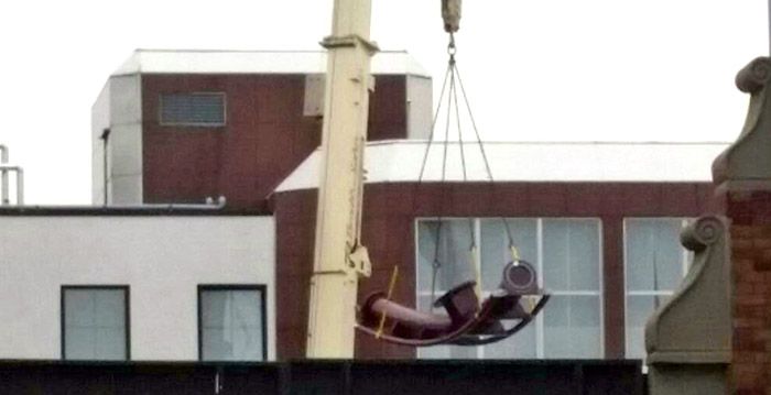 Eerste baandeel van nieuwe flying coaster Phantasialand gespot