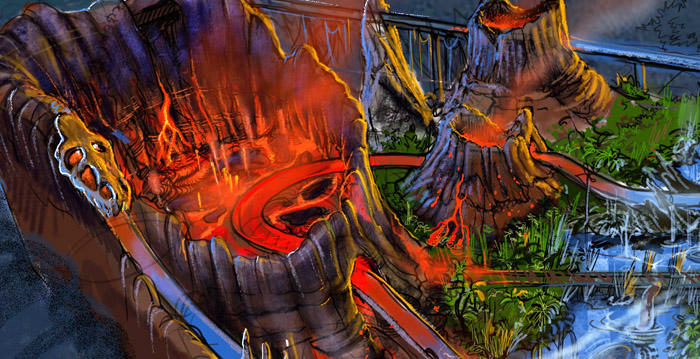 Plopsaland investeert 5 miljoen euro in waterbaan met gigantische vulkaan
