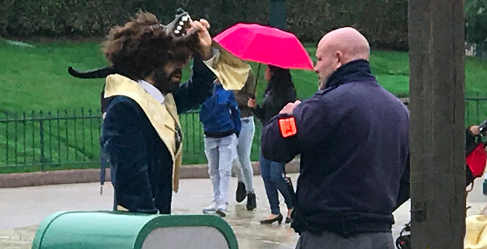 Foto's: illegaal huwelijksaanzoek in Disneyland Paris