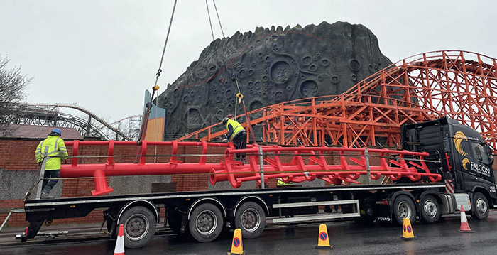 Groot onderhoud voor hoogste achtbaan van Engeland
