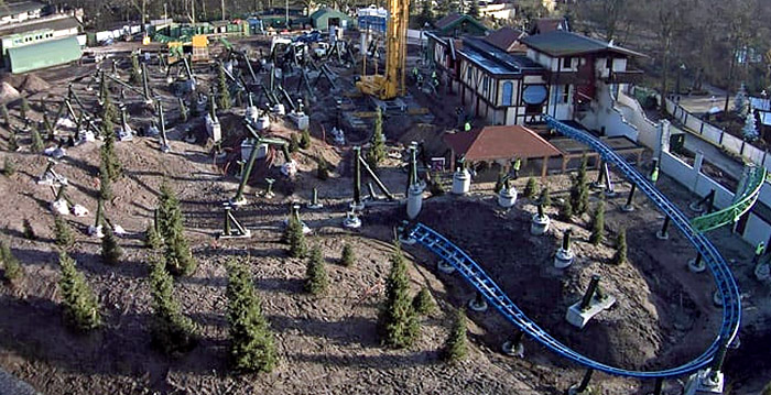 Hoogte en topsnelheid van nieuwe achtbaan Efteling bekend
