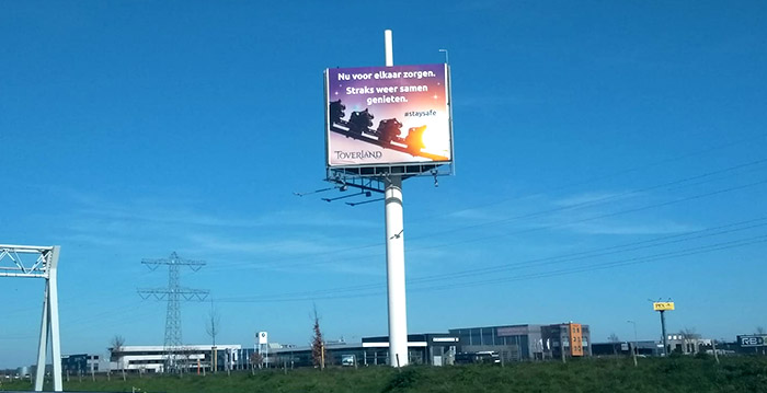 Toverland speelt in op coronacrisis met speciale reclamecampagne