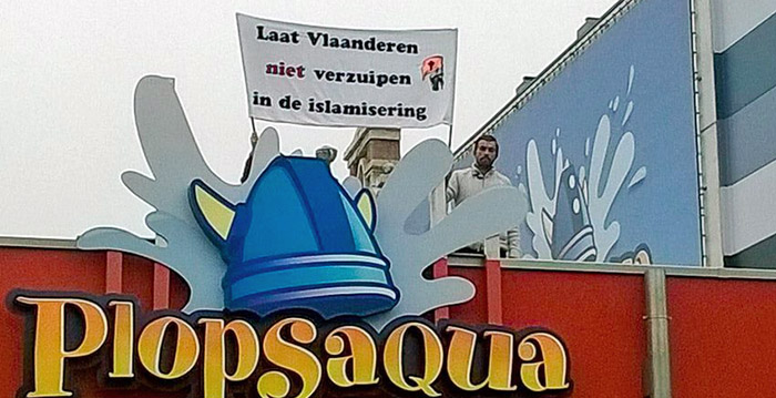 Protestactie tegen zwemavond voor moslima's in Plopsaland