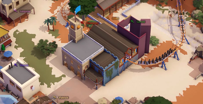 Met acht vrienden bouwen aan pretpark in vernieuwde game