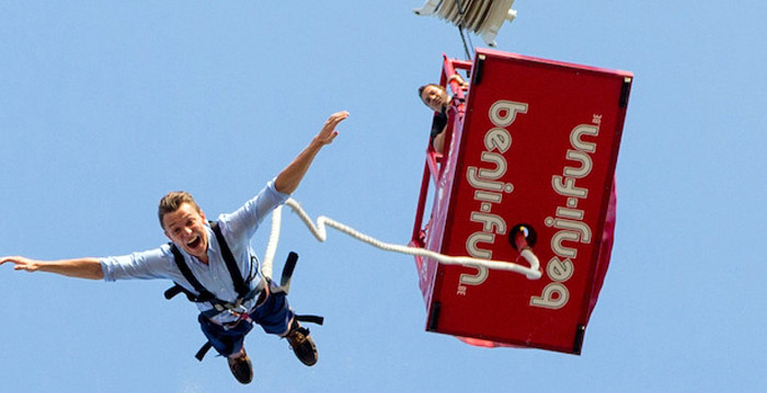 Nieuw op de Tilburgse kermis: bungeejumpen vanaf 55 meter