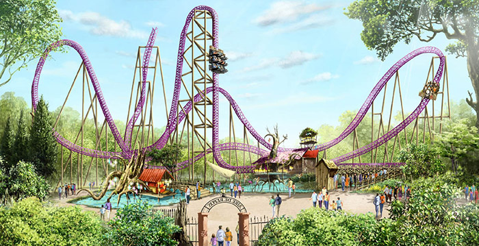 Nieuwe ontwerpen voor Walibi-achtbaan in Frankrijk