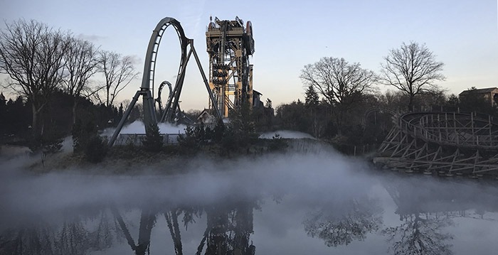 Efteling-achtbaan Baron 1898 nu ook open als het vriest