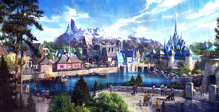 Disneyland Paris onthult ontwerp voor Frozen-themagebied
