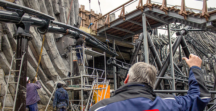 Bouw nieuwe Phantasialand-achtbaan was 'mission impossible': stuk decor weggezaagd