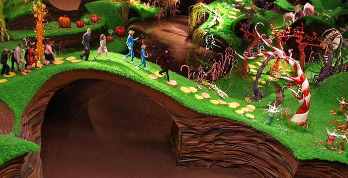 'Chocoladepretpark met Willy Wonka-achtbaan in Amsterdam'