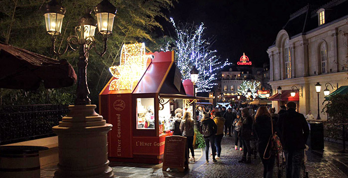 Kerstmarkt met lekkernijen nieuw in Disneyland Paris