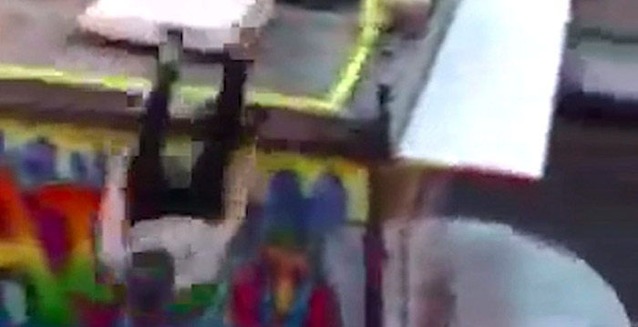 Pijnlijke video: stunt op kermis in Groningen gaat fout