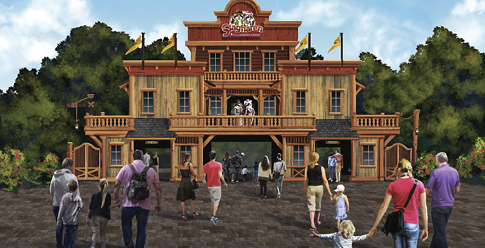 Attractiepark Slagharen krijgt gloednieuwe ingang in 2018