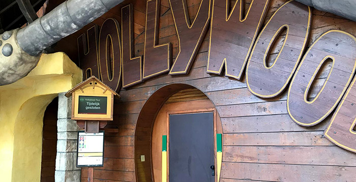 Klassieke Phantasialand-attractie Hollywood Tour buiten gebruik