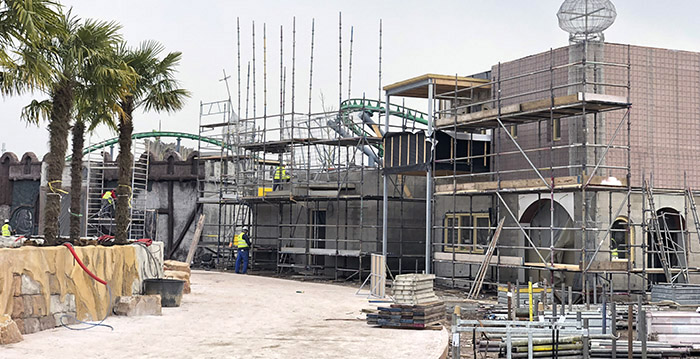 Foto's: Toverland bouwt gloednieuw entreegebied Port Laguna