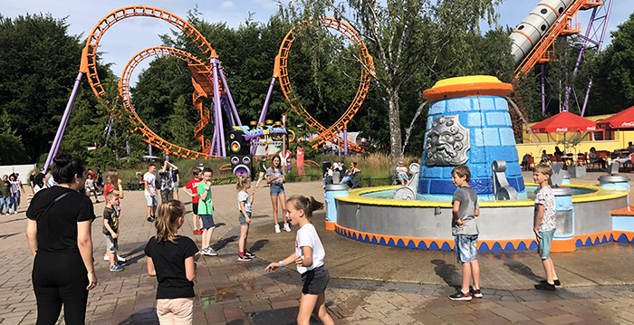 Pratende fontein uit Walibi Holland gaat live op Instagram