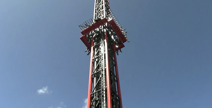 Frans Walibi-pretpark opent vijftig meter hoge vrijevaltoren