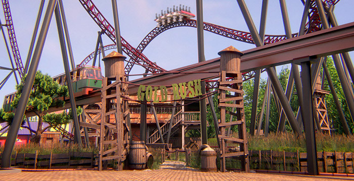 Attractiepark Slagharen veilt eerste rit in nieuwe achtbaan Gold Rush