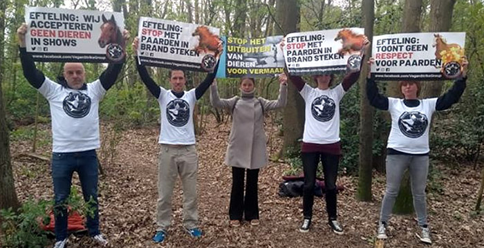 Dierenactivisten gaan door met protestacties bij de Efteling: 'Dit is nog maar het begin'