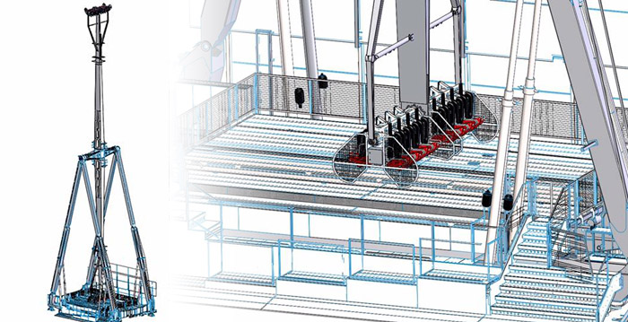 Nederlandse fabrikant presenteert nieuwe thrillride van 65 meter hoog