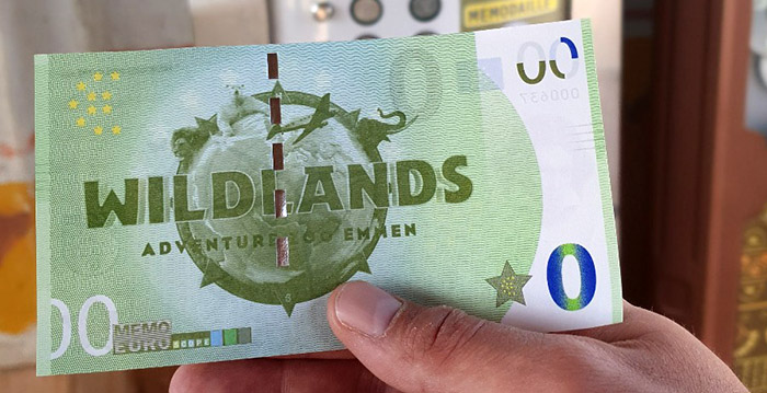 Dierenpark Wildlands brengt eigen bankbiljet uit