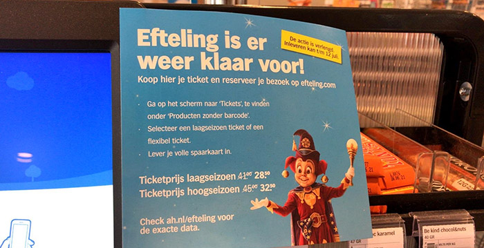Efteling gaat geldigheid Albert Heijn-tickets niet nogmaals verlengen