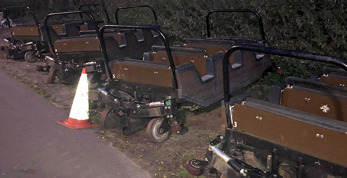 Gevonden: hier liggen de karretjes van de Bob in de Efteling