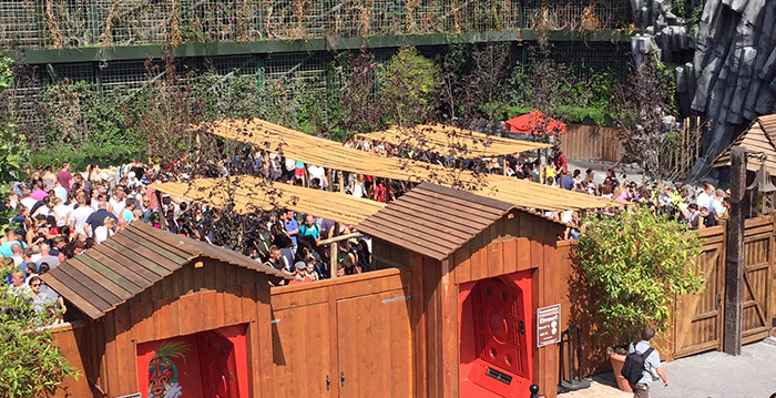 Phantasialand neemt maatregelen tegen hitte in wachtrij