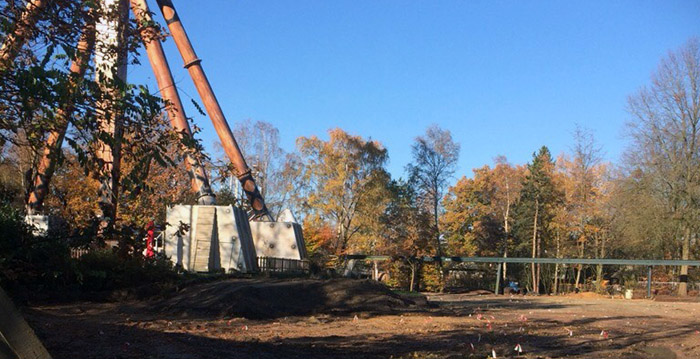 Bobbejaanland is klaar voor bouw nieuwe achtbaan