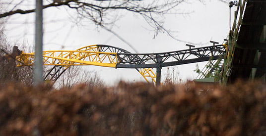 Nieuwe achtbaan Walibi Holland gaat over de kop: eerste inversie gesignaleerd