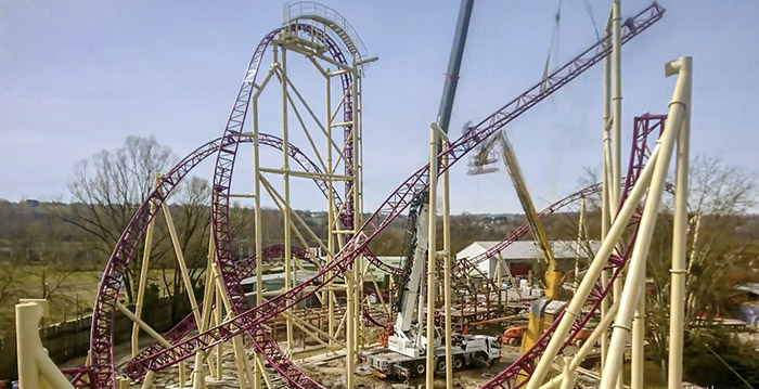 Video: zo werd de nieuwe Walibi-achtbaan Mystic gebouwd