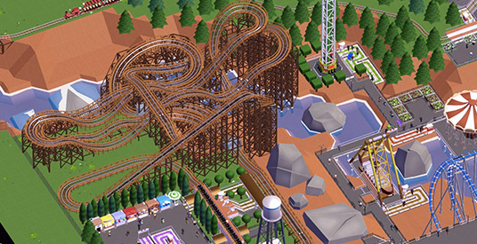 Kan dit computerspel RollerCoaster Tycoon doen vergeten?