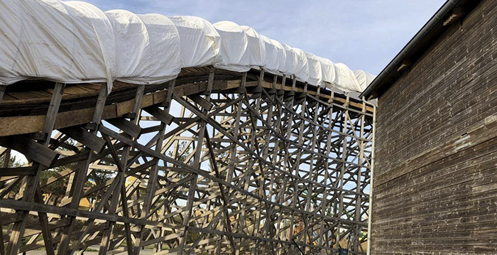Toverland vernieuwt 10 procent van houten achtbaan Troy