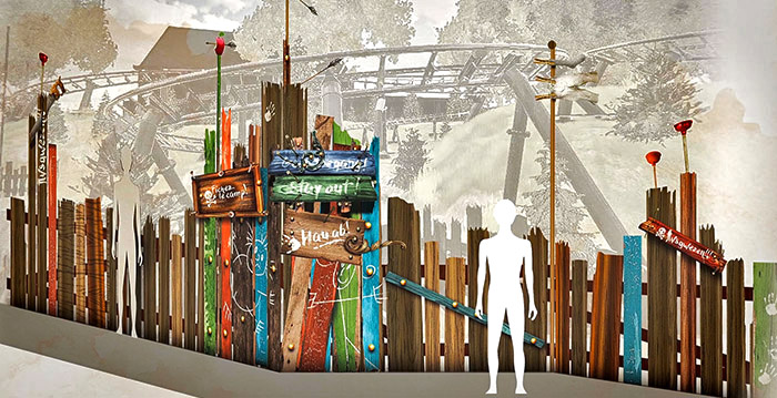Efteling toont reeks nieuwe ontwerpen van achtbaan Max & Moritz