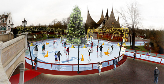 Efteling had plannen voor mega-ijsbaan bij ingang