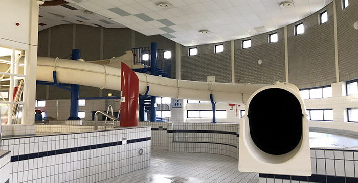 40 meter lange waterglijbaan wordt geveild