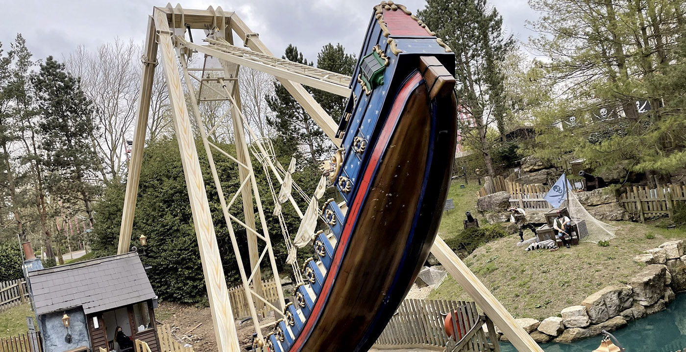 Attractiepark in Engeland vervangt 33 jaar oud piratenschip