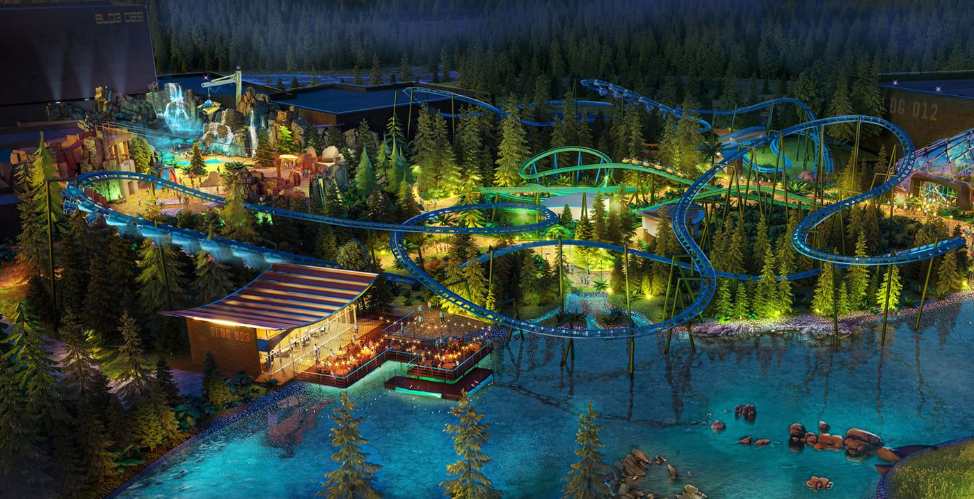 London Resort presenteert plannen voor dinogebied met twee achtbanen