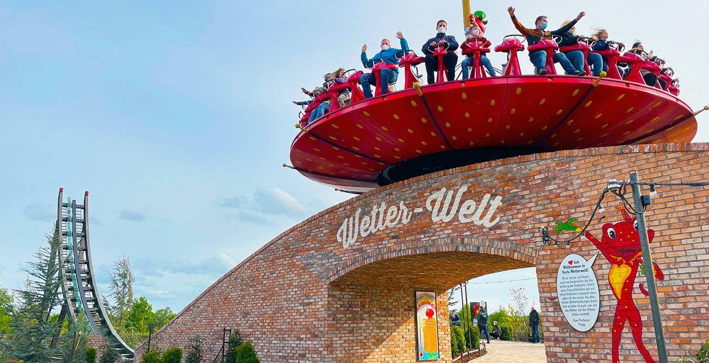 Nieuwe disk'o coaster in Duits pretpark