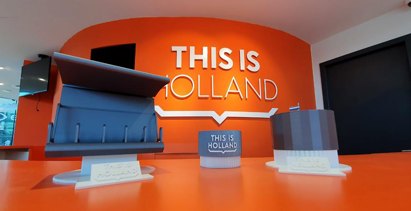 Vliegsimulator This is Holland verkoopt bijzondere souvenirs uit de 3D-printer