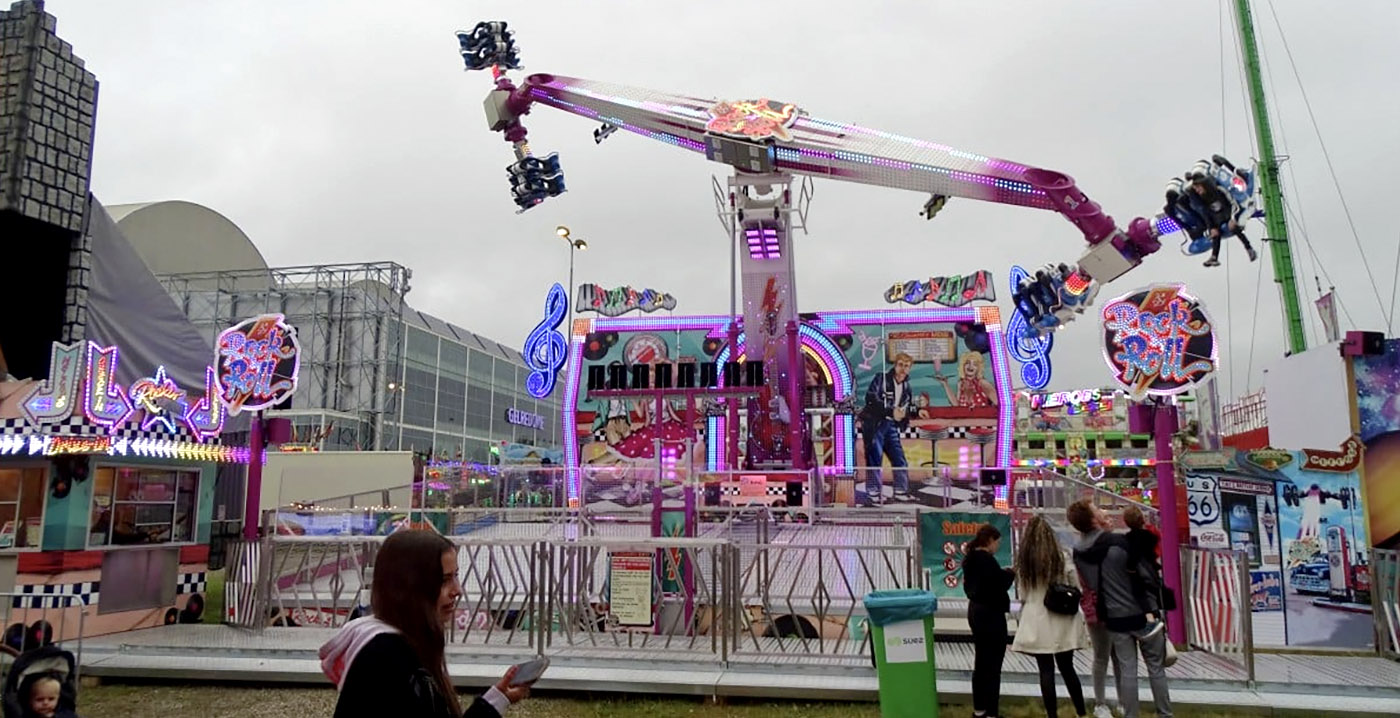 Voor het eerst op de Nederlandse kermis: thrillride Rock & Roll