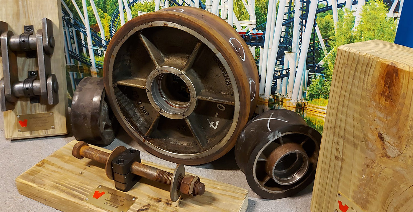 Walibi Holland biedt onderdelen aan van oude houten achtbaan Robin Hood