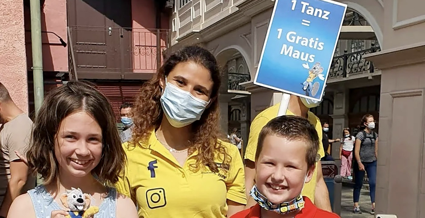 Europa-Park: gratis knuffels voor dansende bezoekers