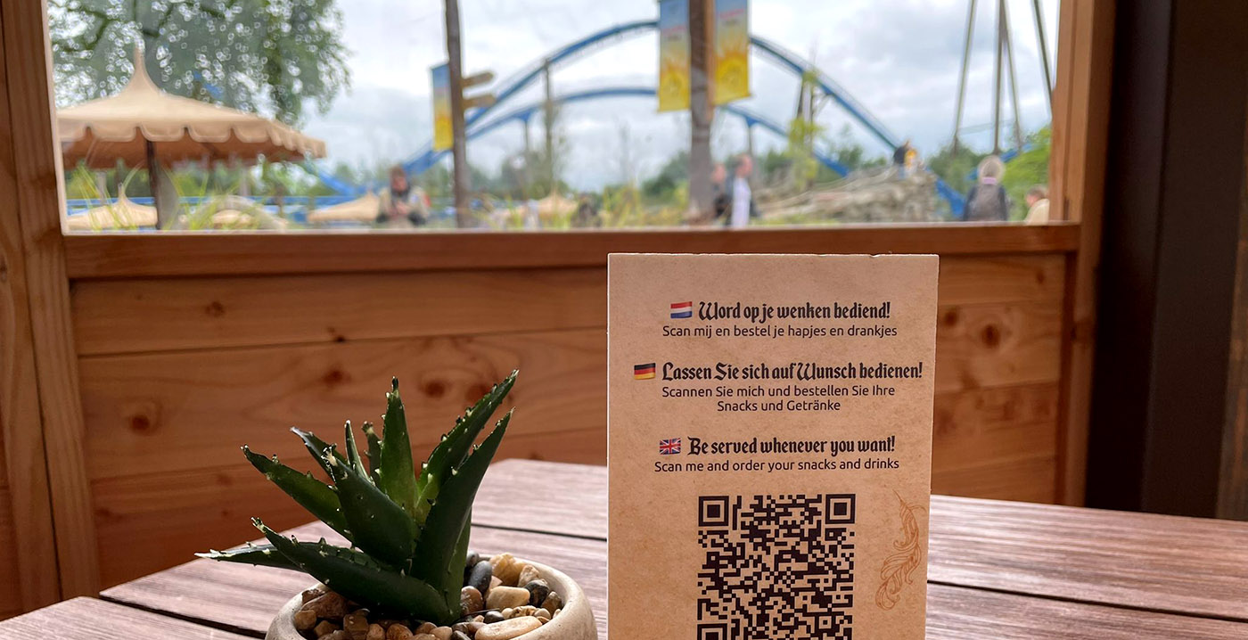 Toverland laat restaurantbezoekers drankjes digitaal bestellen