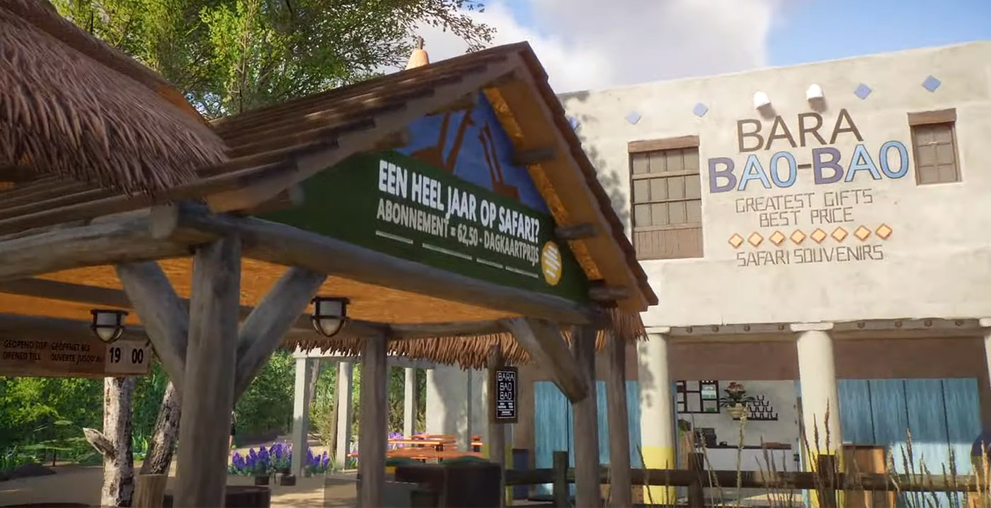 Megaproject in computerspel Planet Zoo: Safaripark Beekse Bergen tot in detail nagebouwd