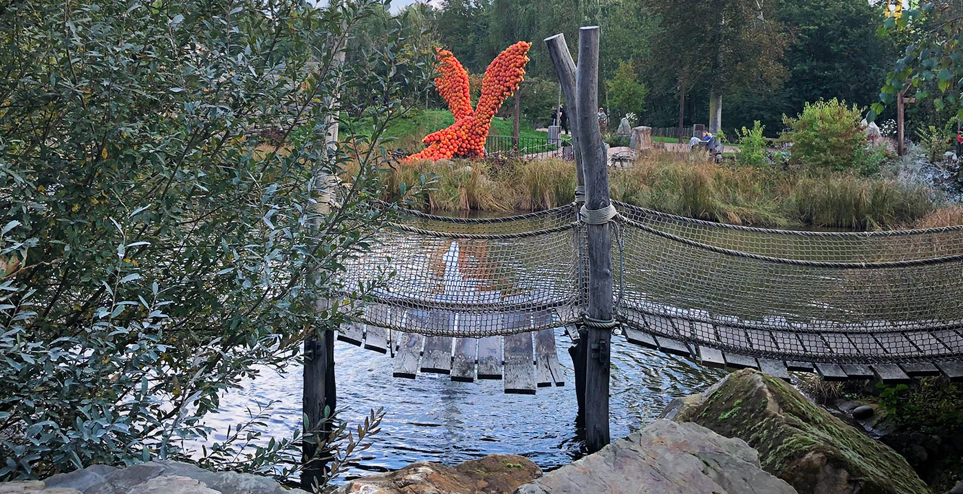 Weer problemen bij Toverland-brug: planken losgeraakt