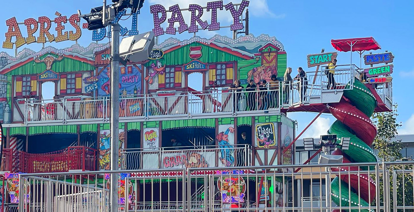 Nieuwe kermisattractie in première in Hilversum: funhouse Après-Ski Party