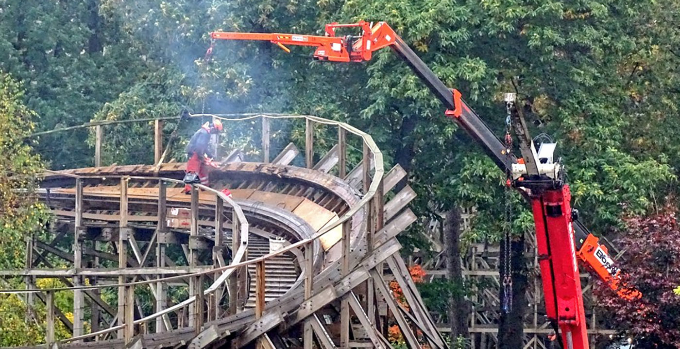 Weer onaangekondigde werkzaamheden bij Joris en de Draak in de Efteling