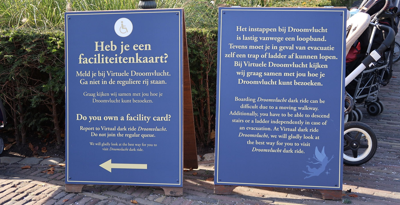 Efteling waarschuwt bezoekers met beperking: 'Ga niet in de rij staan'